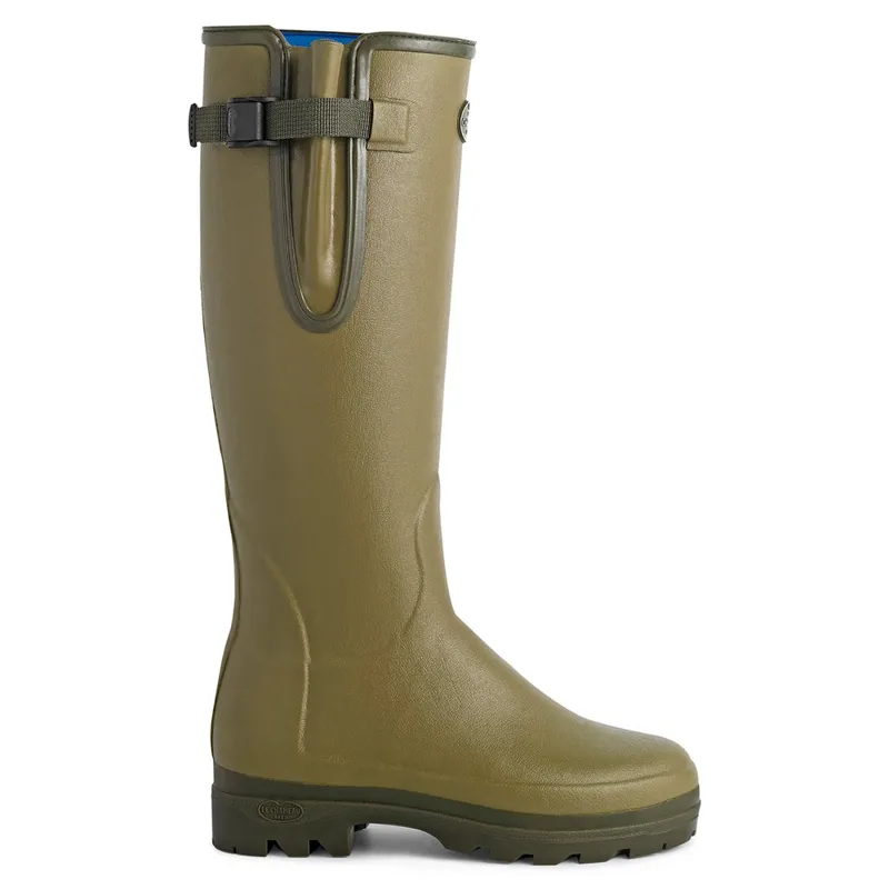 Le Chameau Ladies Vierzonord Neoprene Lined Wellingtons Vert Vierzon-1